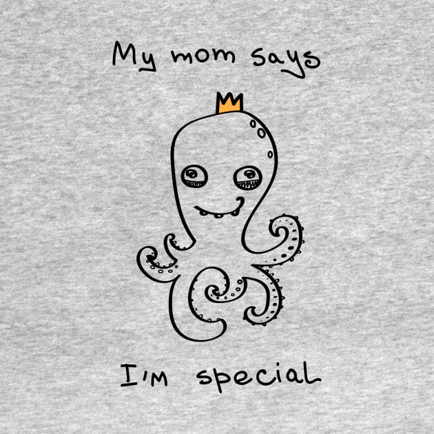 My mom says I'm special - white ($ for SilverCord-VR) by droganaida